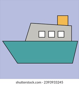 A ship icon for sell