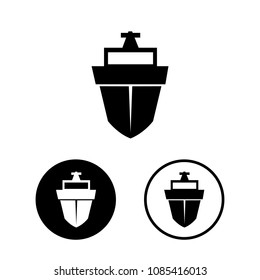 Ship icon set.Vector illustration