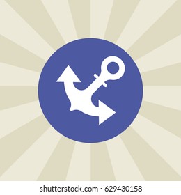 ship icon. sign design. background