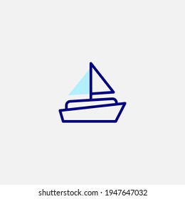 Ship icon sign vector,Symbol, logo illustration for web and mobile