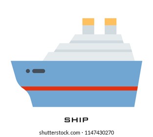 Ship icon signs