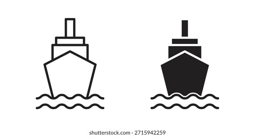 Icono de envío en formato de Vector moderno simple. Paquete de iconos EPS