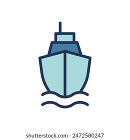 ship icon symbol vector template