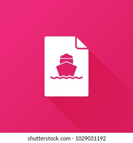 ship icon for travel