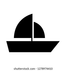Ship icon vector