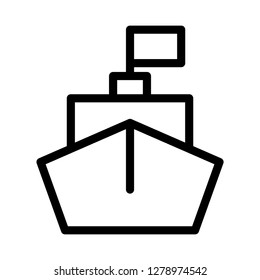 Ship icon vector