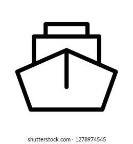 Ship icon vector