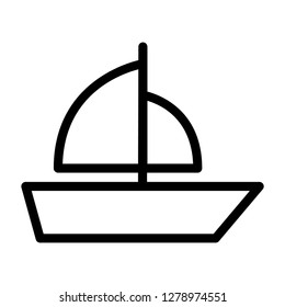 Ship icon vector