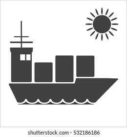 Ship icon Vector