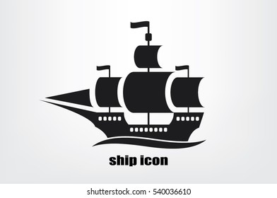 ship icon vector