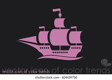 ship icon vector