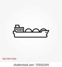 Ship icon vector