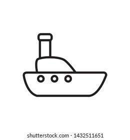 ship icon vector design template