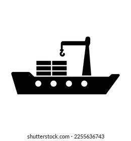 Ship icon vector design template