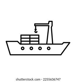Ship icon vector design template