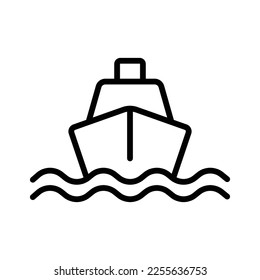 Ship icon vector design template