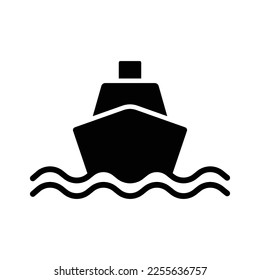 Ship icon vector design template