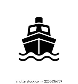 Ship icon vector design template