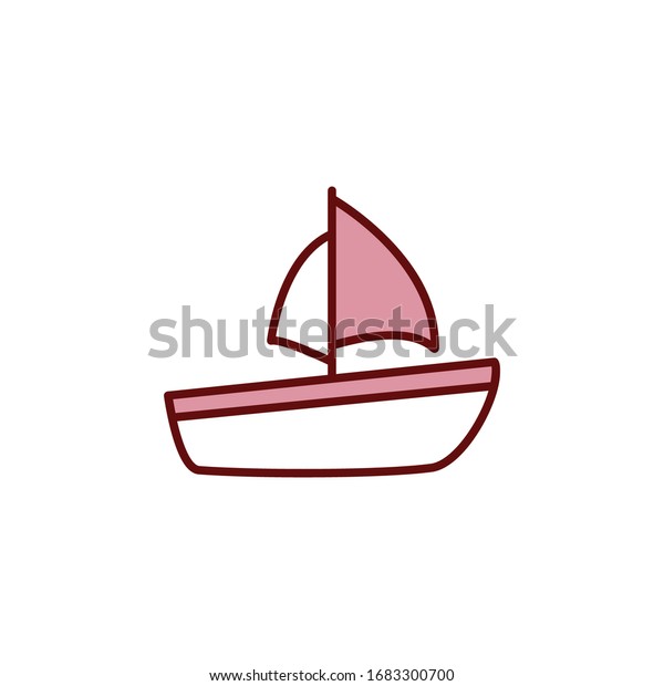 Ship icon vector design\
template