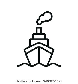 Ship icon vector design templates simple and modern concept