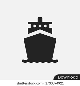 Ship icon vector eps 10