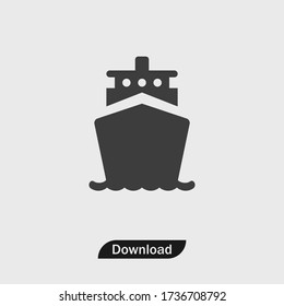 Ship icon vector eps 10