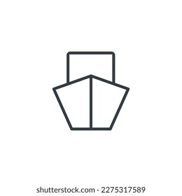 Ship icon, ship vector illustration