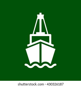ship icon. ship vector illustration