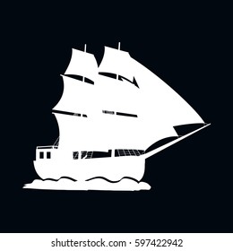 ship icon vector illustration 