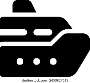 ship icon vector illustration asset element