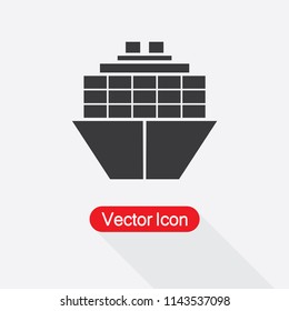 Ship Icon Vector Illustration Eps10