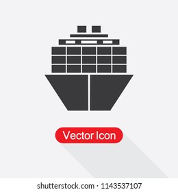 Ship Icon Vector Illustration Eps10