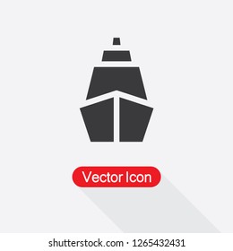Ship Icon Vector Illustration Eps10