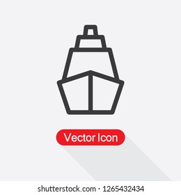 Ship Icon Vector Illustration Eps10