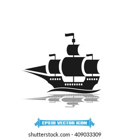 ship icon vector illustration eps10.
