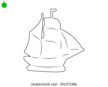 ship, icon, vector illustration eps10