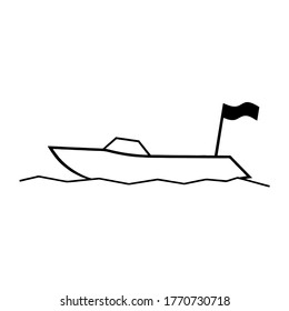 ship icon vector illustration logo template