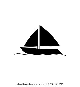 ship icon vector illustration logo template