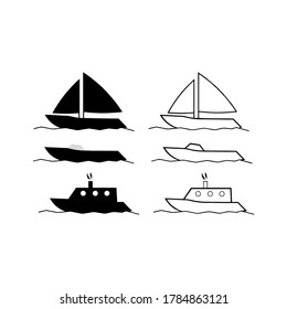 plantilla de logotipo de ilustración de vector de icono de envío 