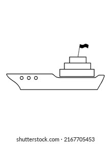 ship icon vector illustration logo template