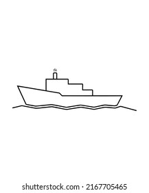ship icon vector illustration logo template