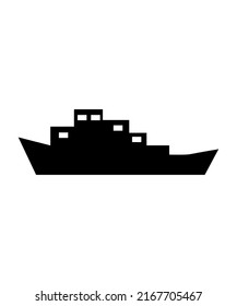 ship icon vector illustration logo template