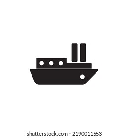 ship icon vector illustration logo template.
