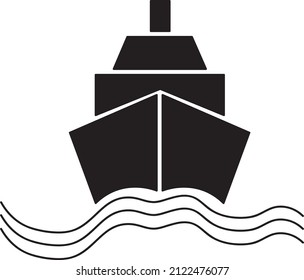 Ship icon vector illustration. shipping symbol..eps