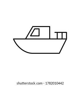 Vektorsymbol des Schiffes