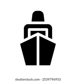 Ship Icon Vector Symbol Design Illustration