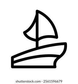 Ship Icon Vector Symbol Design Illustration