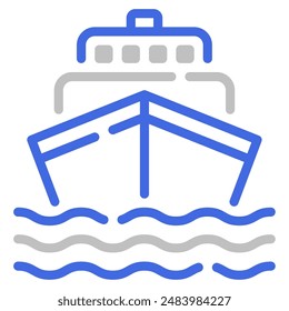 Ship icon for web, app, infographic, etc