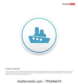 Ship icon White Background icon template