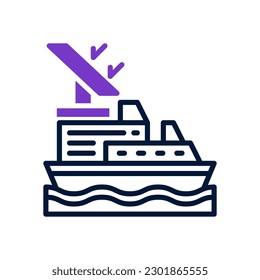 ship icon for your website, mobile, presentation, and logo design.